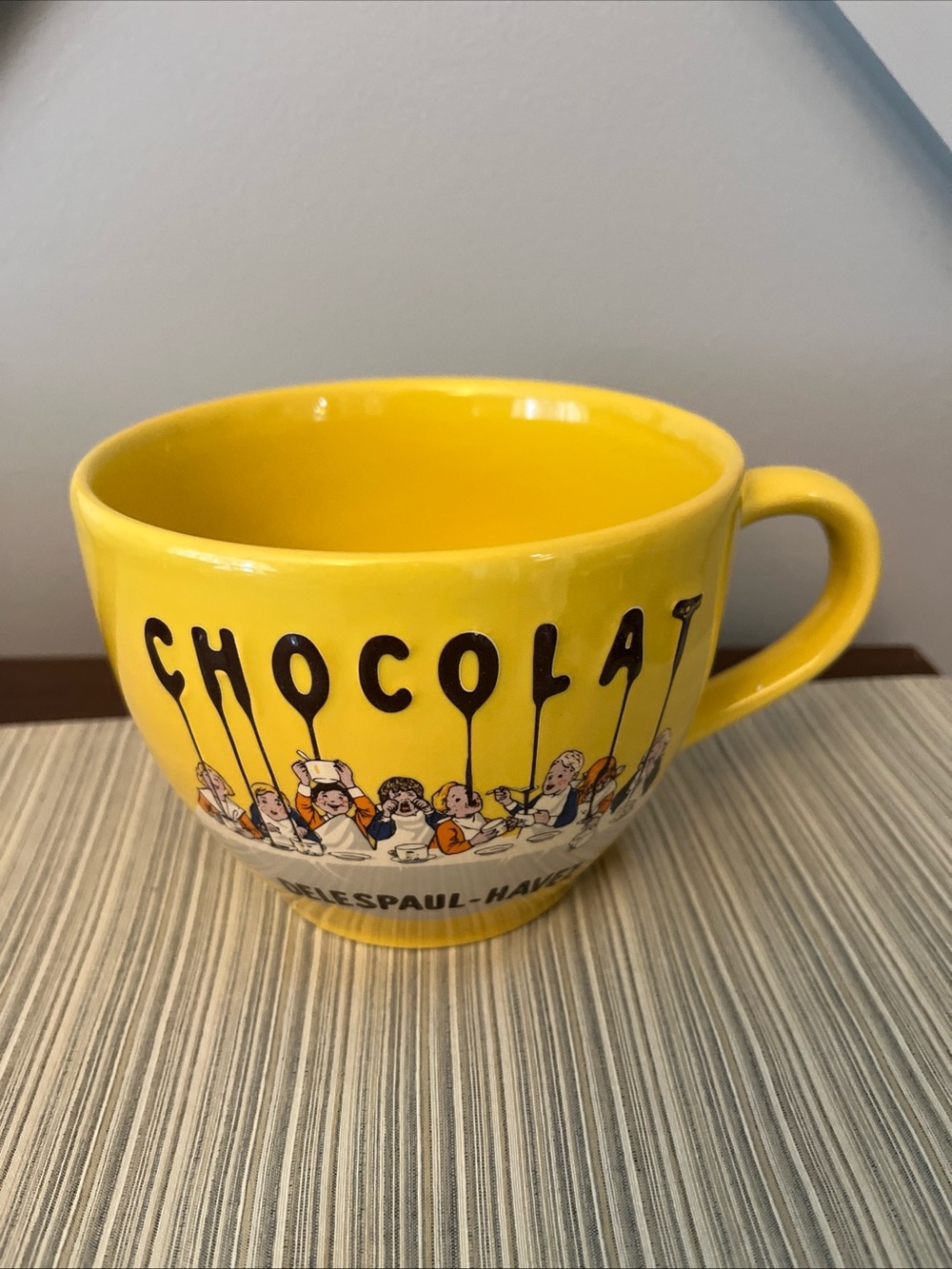 Vintage French Chocolat Delespaul Havez Clouet Mug